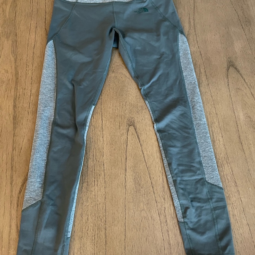 Women North Face Spandex/Olive Green